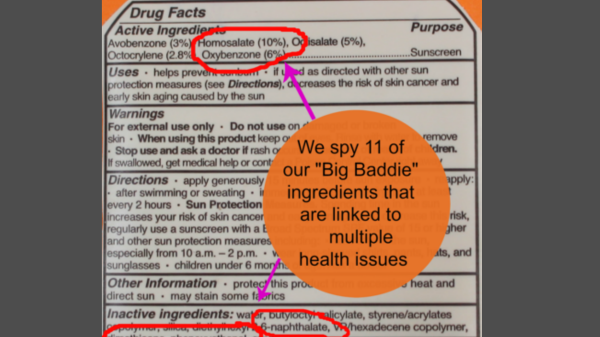 There's WHAT in my Sunscreen?