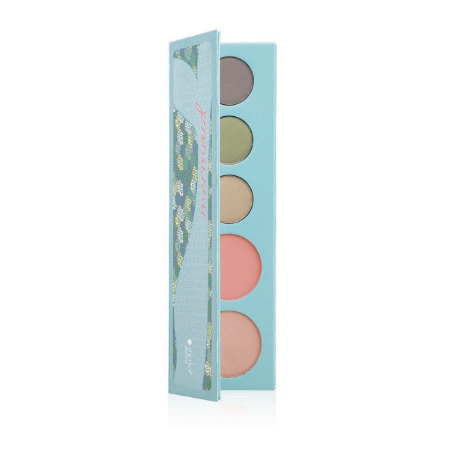 100% Pure Fruit Pigmented Makeup Palette in Mermaid Colors