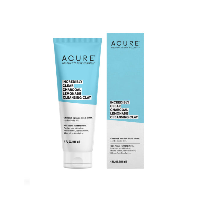 Acure Incredibly Clear Charcoal Lemonade Cleansing Clay