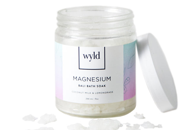 WYLD Magnesium Bath Soak with Coconut and Lemongrass