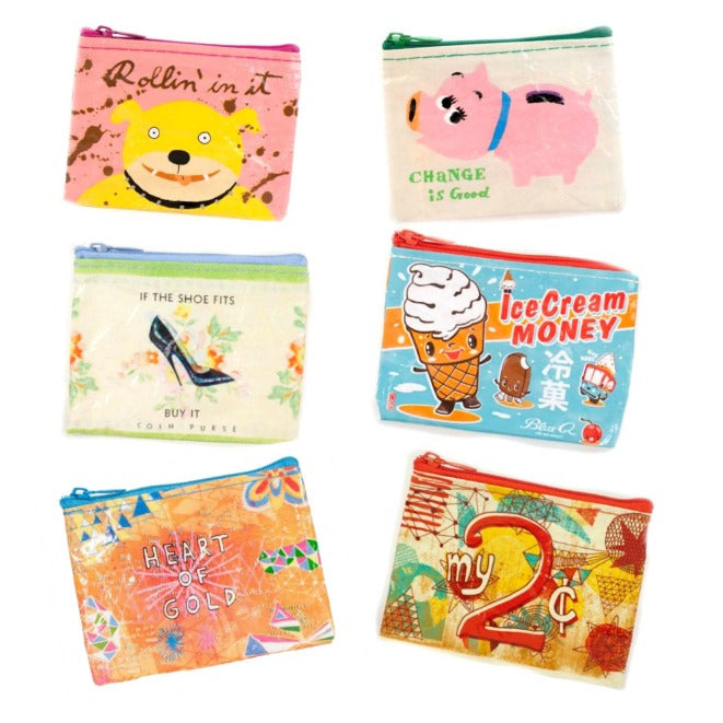 Blue Q Coin Purses