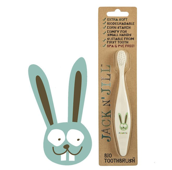 Jack n Jill Bio toothbrush for toddlers bunny