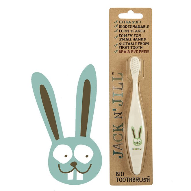 Jack n Jill Bio toothbrush for toddlers bunny