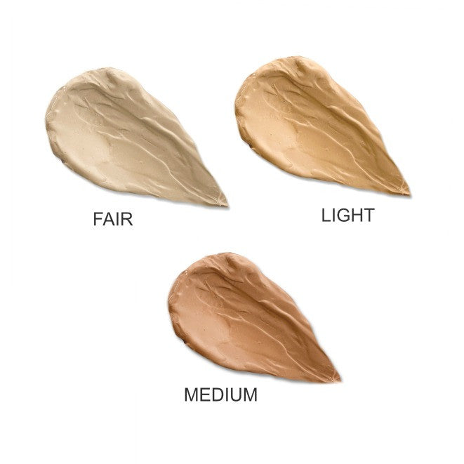 Lily Lolo BB Cream Swatches in Fair, Light and Medium