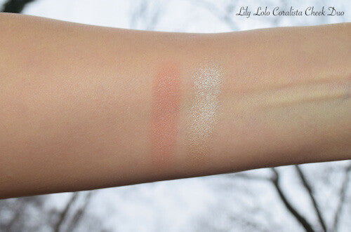 Lily Lolo Coralista Cheek Duo swatch